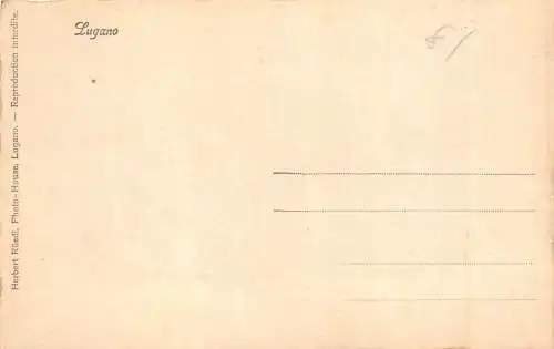 A759 Schweiz Lugano RPPC Vintage Postkarte