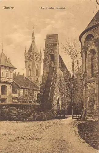 L025 Deutschland 1914 Goslar Am Kloster Neuwek Vintage Postkarte