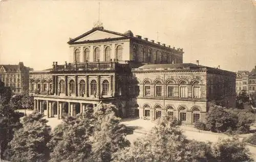 L024 Deutschland Königliches Hoftheater Hannover Vintage Postkarte