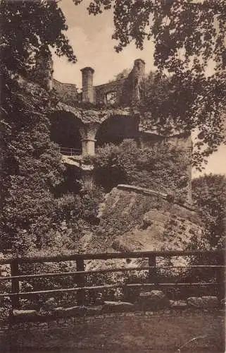 L025 Deutschland 1930 Heidelberg der gesprengte Turm ober Krauturm Vintage Postkarte