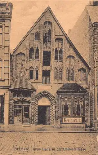 A172 Deutschland 1924 Uelzen Altes Haus Veerserstraße Restaurant Postkarte