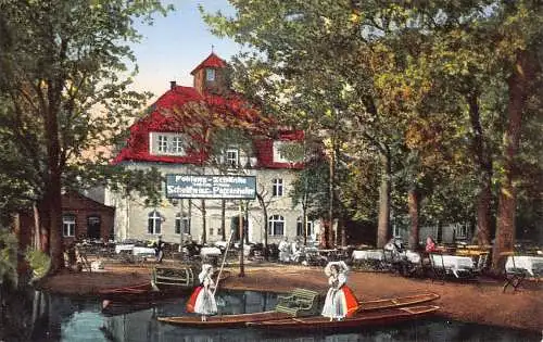 A177 Deutschland Spreewald Die Pohlenzschaenke Pension Trachten Postkarte