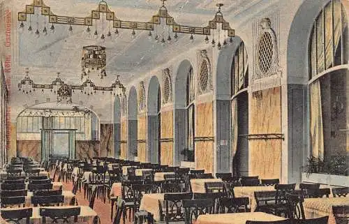 A174 Deutschland 1914 Zoo Garten Köln Gartensaal Gaststätte 1. Weltkrieg Feldpostkarte