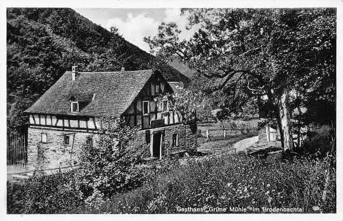 A177 Deutschland Gasthaus Grüne Mühle im Brodenbachtal Gasthaus Postkarte