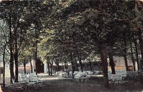 A176 Deutschland 1910 Nordseebad Cuxhaven Nagels Garten Einrichtung Postkarte