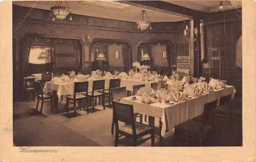 A176 Deutschland Hildesheim Hotel Wiener Hof Restaurant Weinstube Postkarte