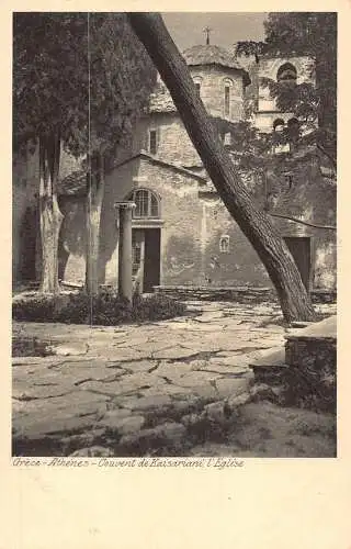 A762 Griechenland Athen Couvent de Kaisariani Eglise Kirche Vintage Postkarte