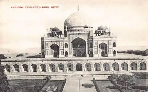 A006 Indien Delhi Kaiser Humayuns Grab Vintage Postkarte