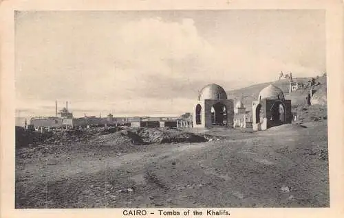 A764 Ägypten Kairo Gräber der Khalifs Vintage Postkarte