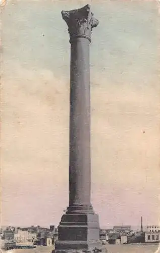 A764 Ägypten Alexandria Säule des Pompeius Vintage Postkarte
