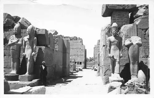 A765 Ägypten Karnak Memorials of Thotmes III RPPC Vintage Postkarte