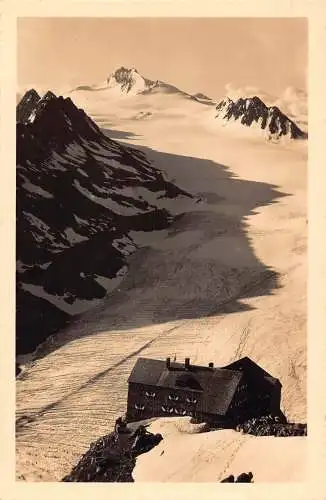 L049 Österreich Ramolhaus Haus im Berg Hochwilde RPPC Vintage Postkarte