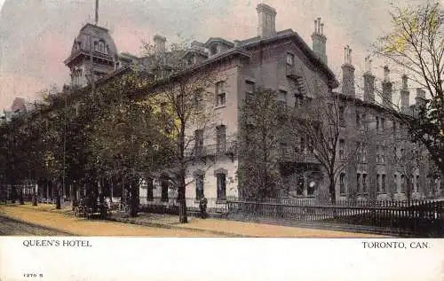L388 Canada Queen's Hotel Toronto Vintage Postkarte