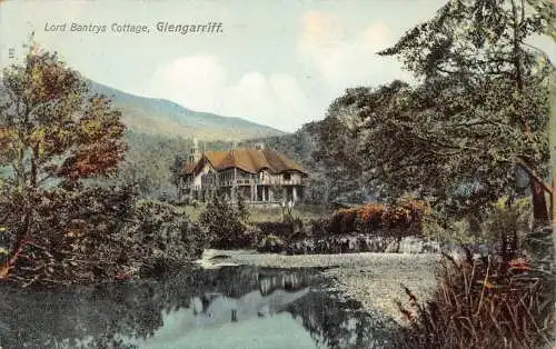 L386 Irland Lord Bantrys Cottage Glengarriff Vintage Postkarte