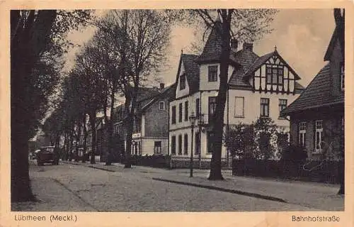 L113 Deutschland Lubtheen Bahnhofstraße 1955 Postkarte