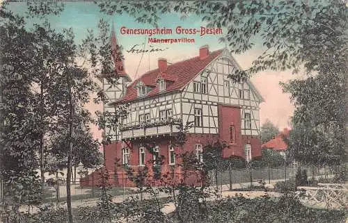L113 Deutschland Genesunggsheim Groß-Beslen Postkarte