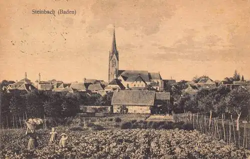L114 Deutschland 1924 Steinbach (Baden) alte Postkarte