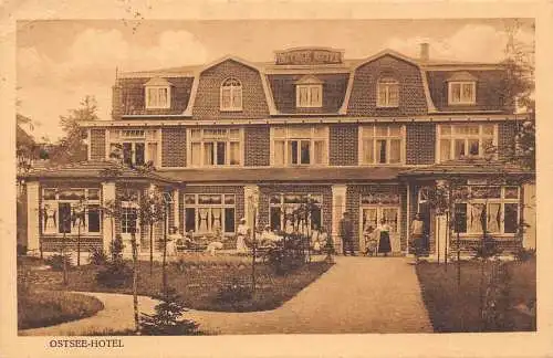 L113 Deutschland Timmendorferstrand Ostsee-Hotel Postkarte