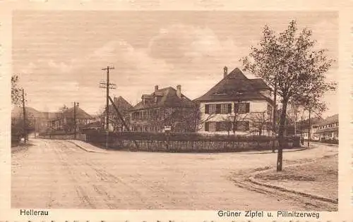 L113 Deutschland Hellerau Gruner Zipfel und Pillnitzerweg Postkarte