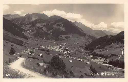 A182 Schweiz Airolo 1178m Berg Vintage Postkarte