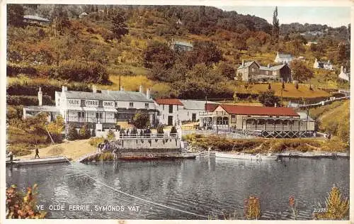A777 Wales Symonds Yat Ye Old Ferrie Inn Vintage Postkarte