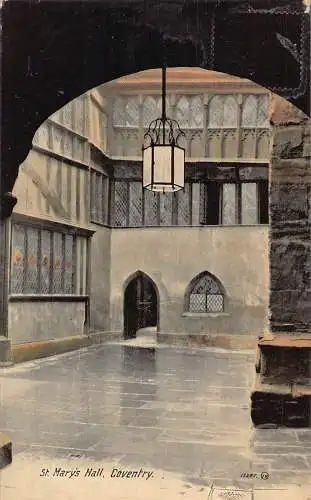 A781 England St Mary's Hall Coventry Vintage Postkarte