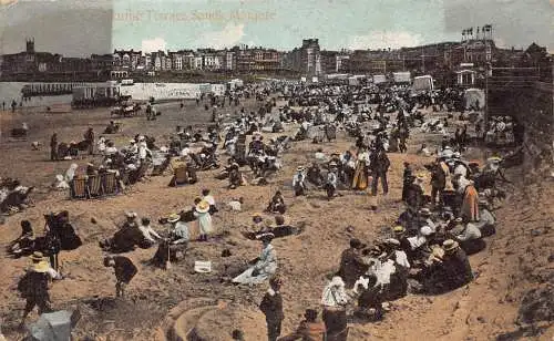 A782 England Margate Marine Terrasse Sandstrand Vintage Postkarte