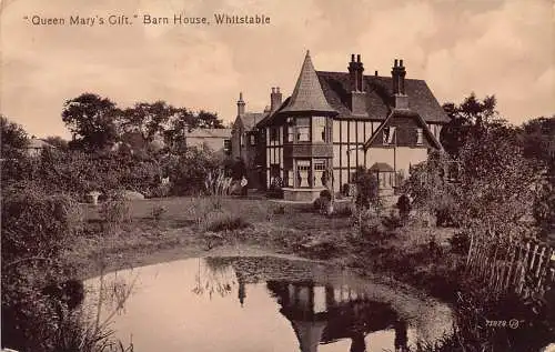 A783 England Queen Mary's Gift Barn House Whitstable Vintage Postkarte