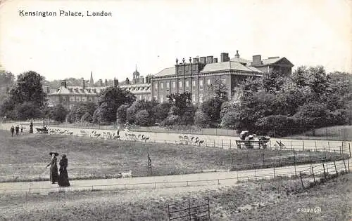 A787 England London Kensington Palace Vintage Postkarte