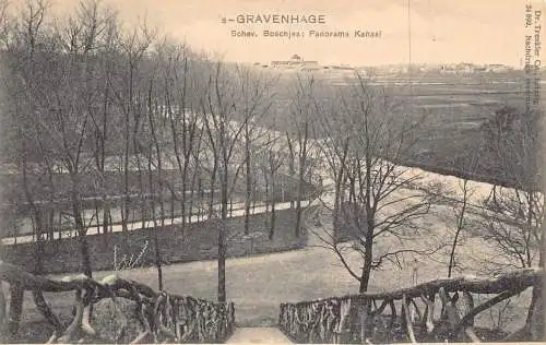 A802 Niederlande - Gravenhage Haag Panoramakanal Schev Boschjes Postkarte