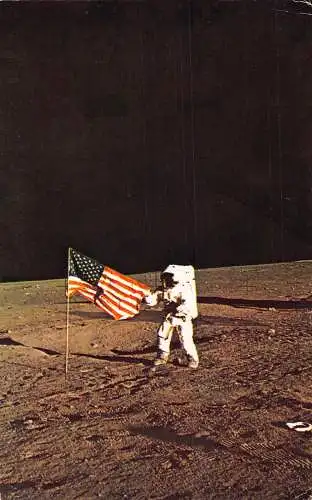 A802 US John F Kennedy Space Center NASA 2nd Moon Landing 1970 vintage postcard