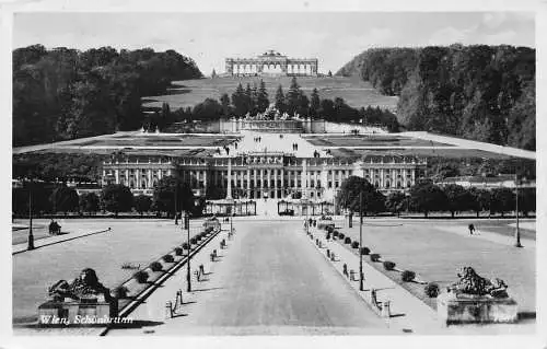 A808 Austria Wien Wien Schloss Schönbrunn RPPC Postkarte