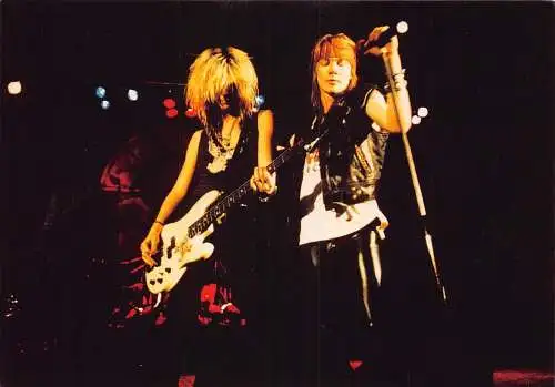 L290 Musik Band Rock Guns N' Roses Axl Rose Duff McKagan Postkarte