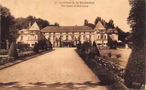 A818 Frankreich Schloss Malmaison Vintage Postkarte