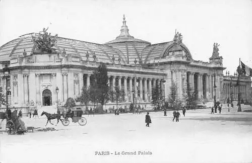 A817 Frankreich Paris Grand Palais Vintage Postkarte