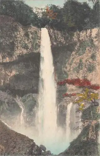 L267 Japan Kegon Wasserfall Nikko Vintage Postkarte