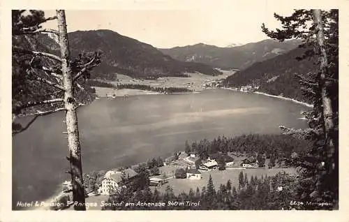L097 Österreich 1941 Hotel & Pension I Ranges Seehof Achensee Tirol Vintage Postkarte