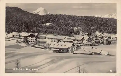 L097 Österreich 1930 Seefeld in Tirol Echtfoto Vintage Postkarte