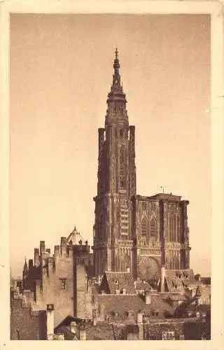 A191 Frankreich Straßburger Münster Vintage Postkarte