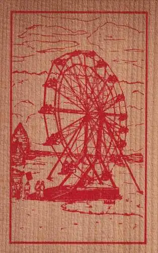 L396 Elysburg PA Das Riesenrad Eröffnungstag 1982 Holz Postkarte
