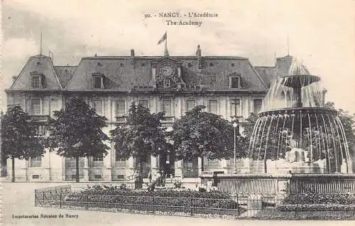 A821 Frankreich Nancy Akademie Vintage Postkarte