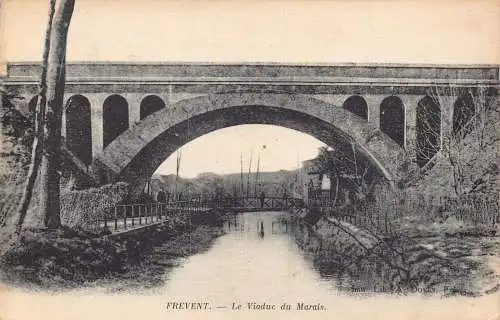 A821 Frankreich Frevent Viaduc du Marais Viadukt Brücke Vintage Postkarte