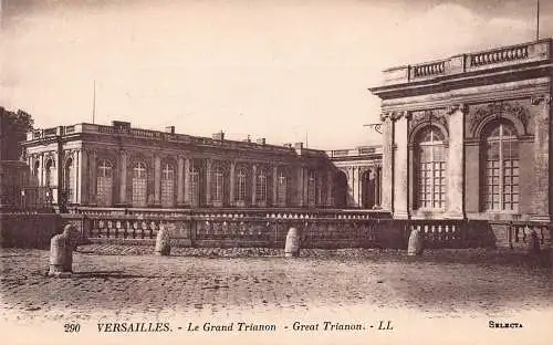 A824 Frankreich Versailles Großes Trianon Schloss Vintage Postkarte