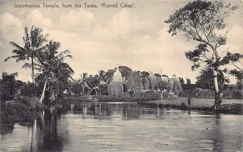 A831 Ceylon Sri Lanka Isurumuniya Tempel aus Panzern zerstörte Städte Postkarte