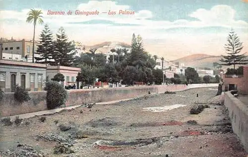A831 Spanien Baranco de Gininguado Las Palmas Vintage Postkarte