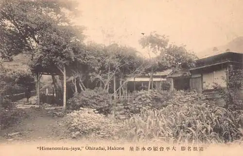 L276 Japan Himenomizu-jaya Ohiradai Hakone Vintage Postkarte