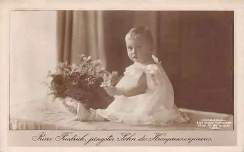 A020 Deutschland Prinz Friedrich Jugendster Sohn des Kronprinzenpaares Postkarte