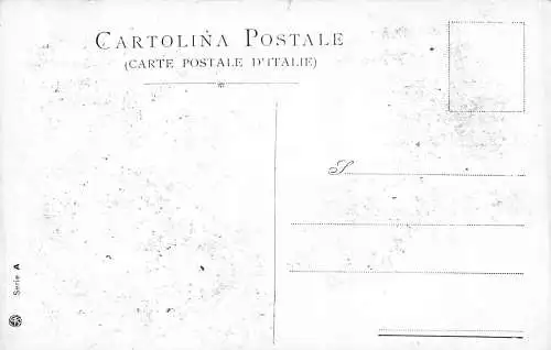 A016 Italien Genua Venezia un Capitello in Lagune Gemälde signierte Postkarte
