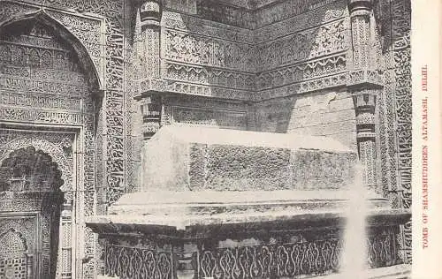 A024 Indien Delhi Grab von Shamshuddeen Altmash Vintage Postkarte