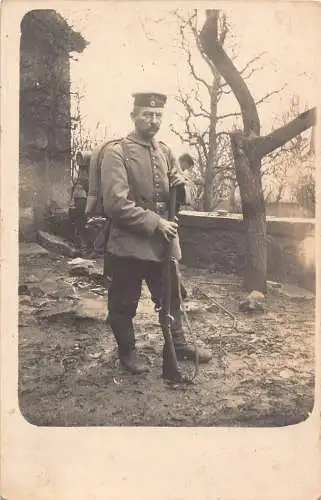 L284 Deutschland 1. Weltkrieg Soldat Echtfoto Vintage Postkarte